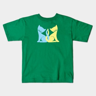 Two Cats Kids T-Shirt